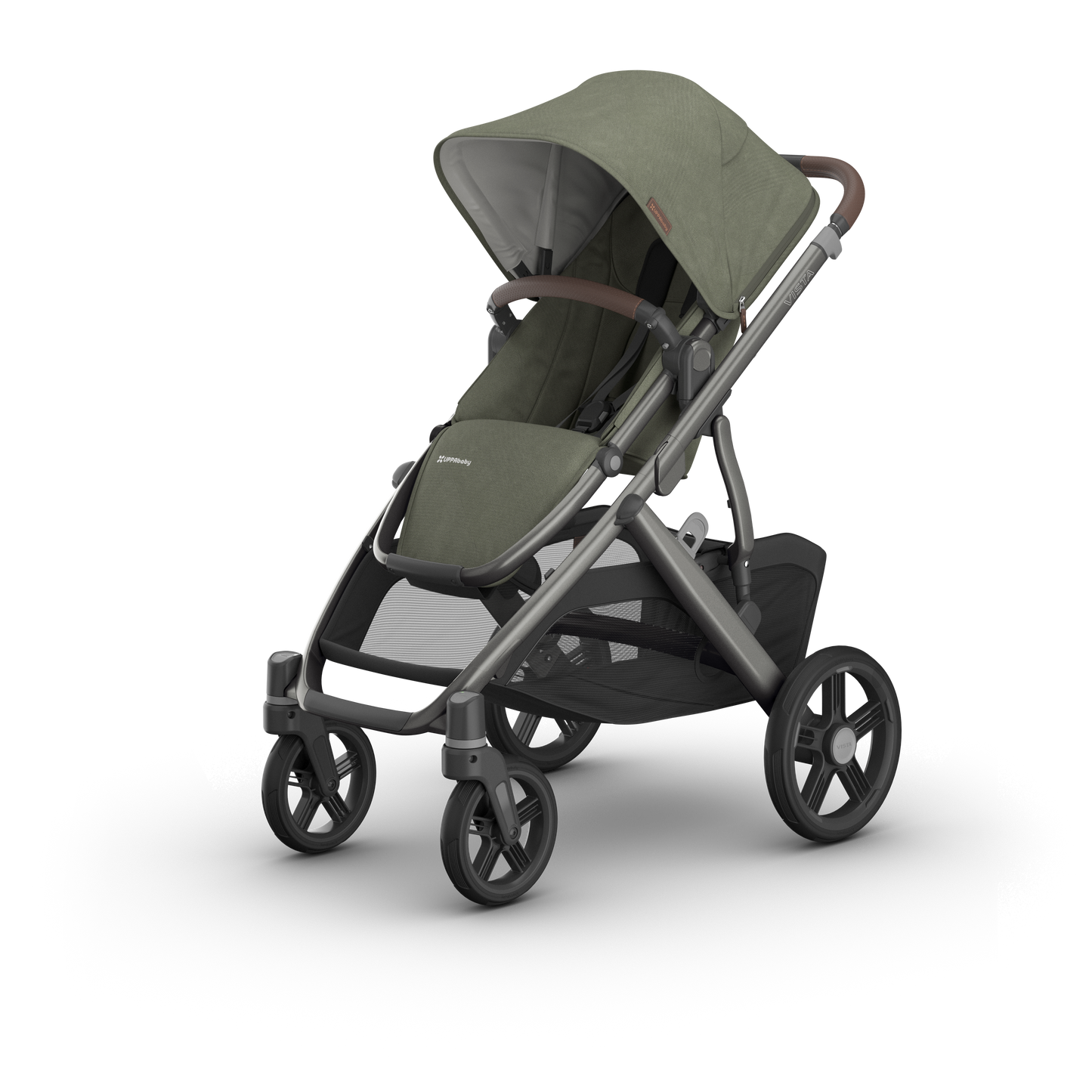 UPPAbaby Vista V3 in Evelyn, featuring a stroller.