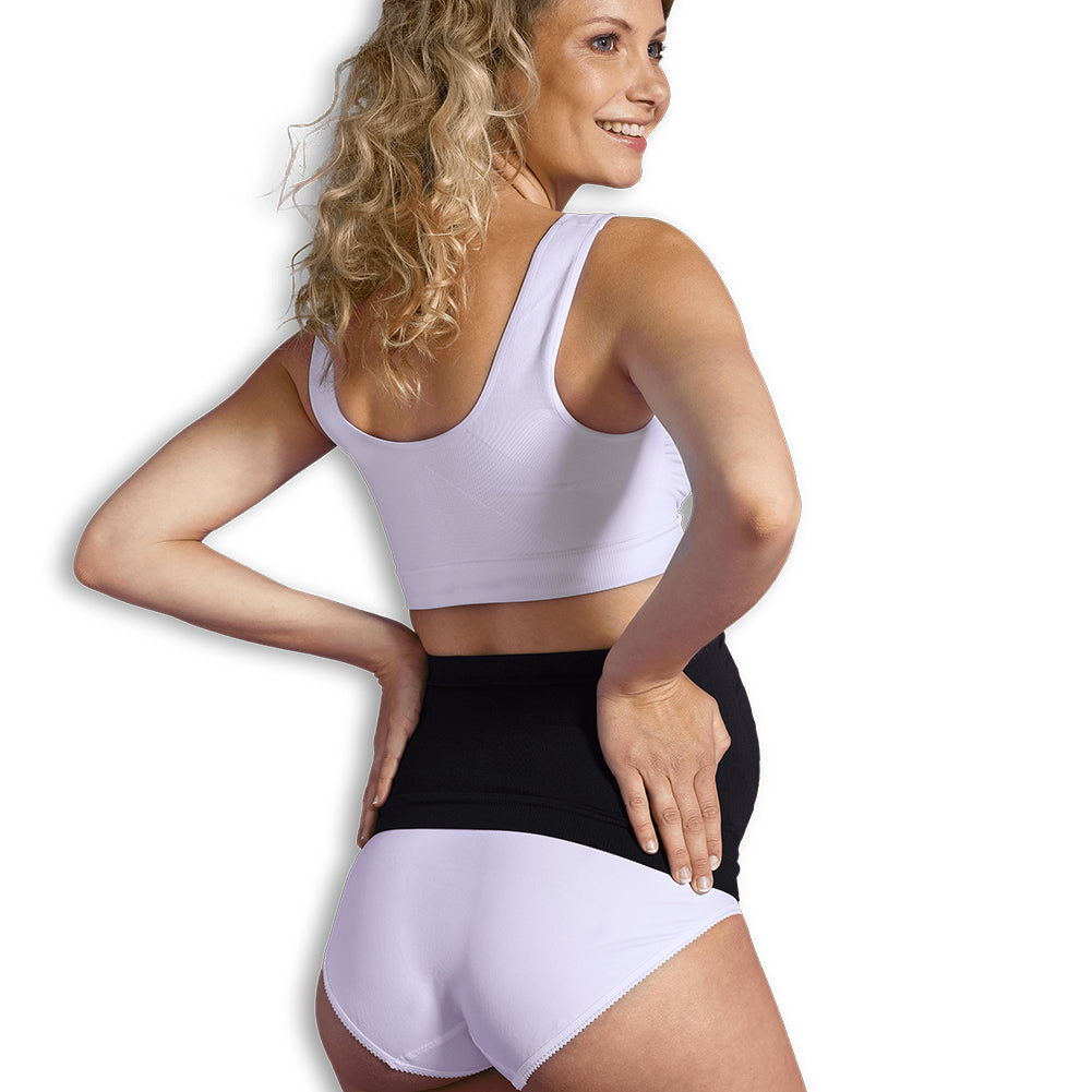 Maternity support band featuring a supportive waistband designed for lower back and belly support.