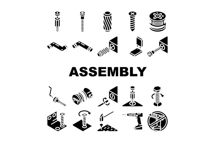 Assembly instructions and fittings, and parts.