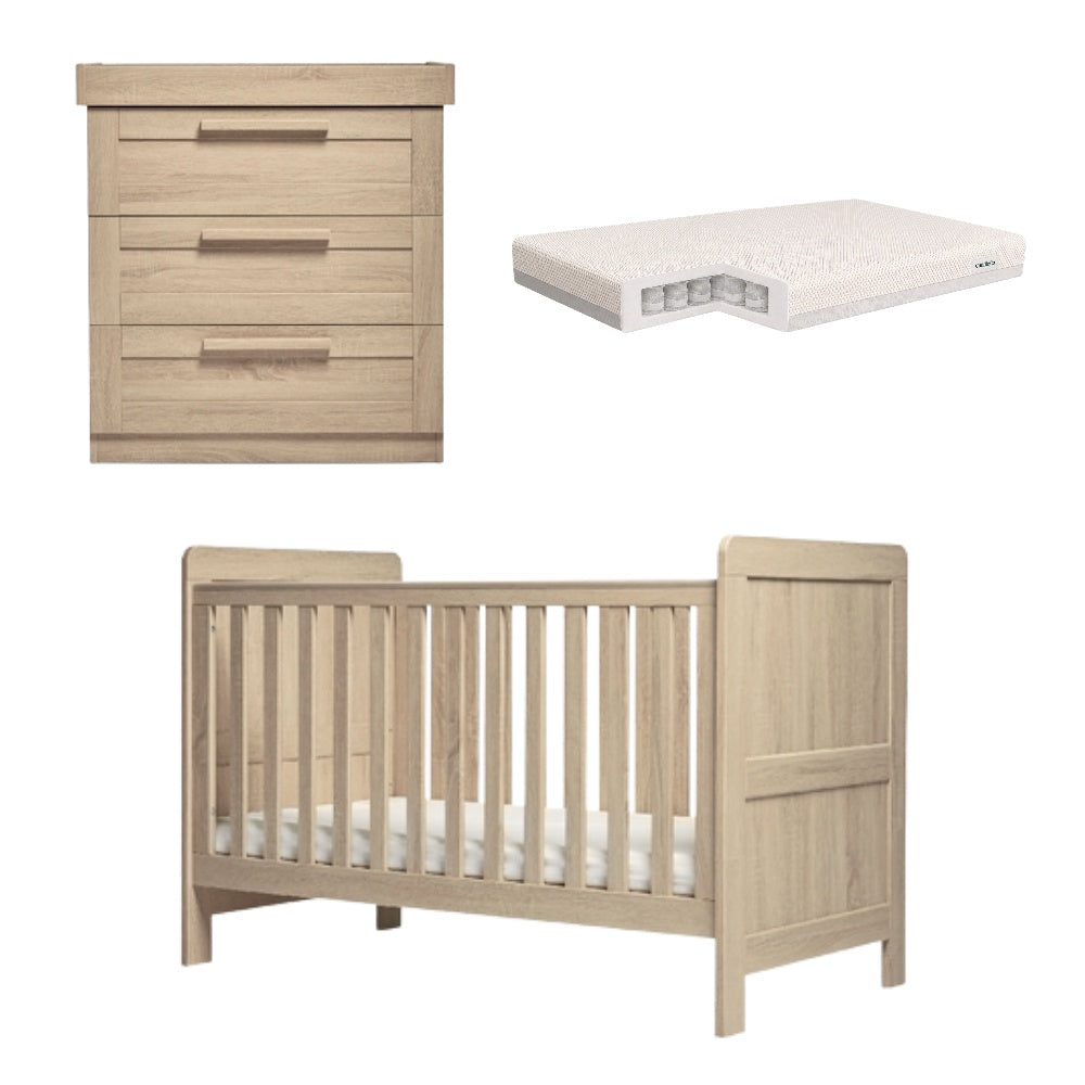 Mamas and Papas 2 piece bundle with CuddleCo signature pocket spring Mattress.