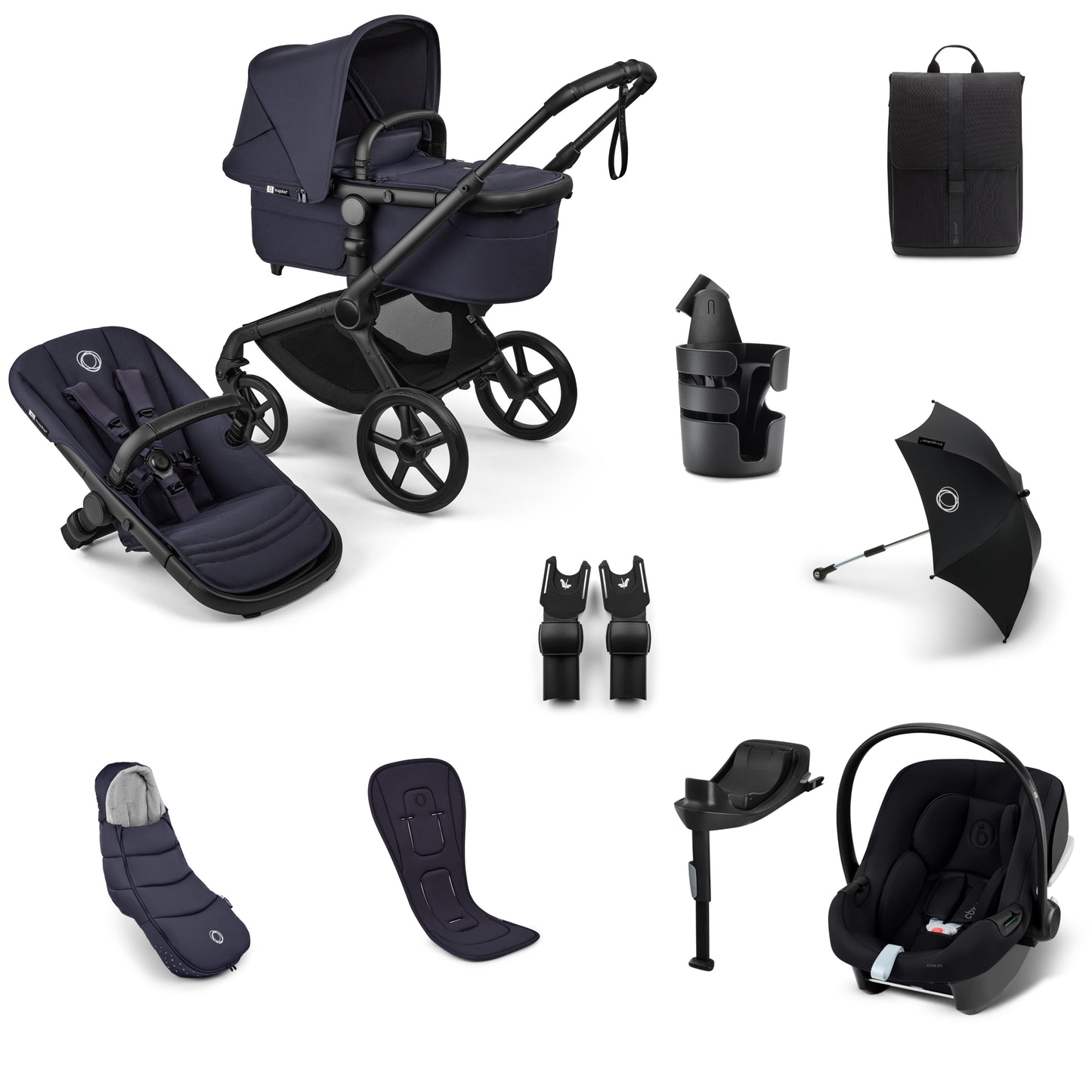 Bugaboo Fox 5 Renew Complete Bundle Deep indigo