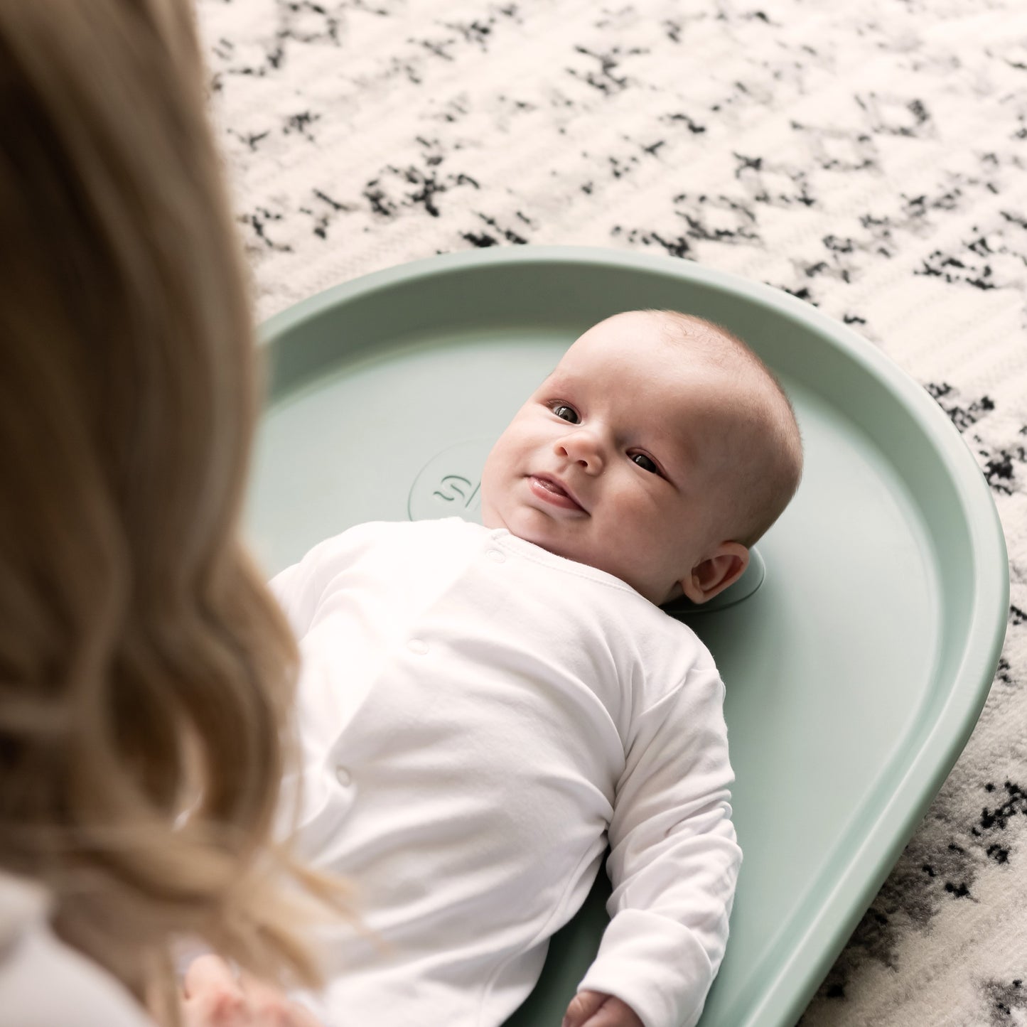 Shnuggle Squishy Changing Mat in eucalyptus