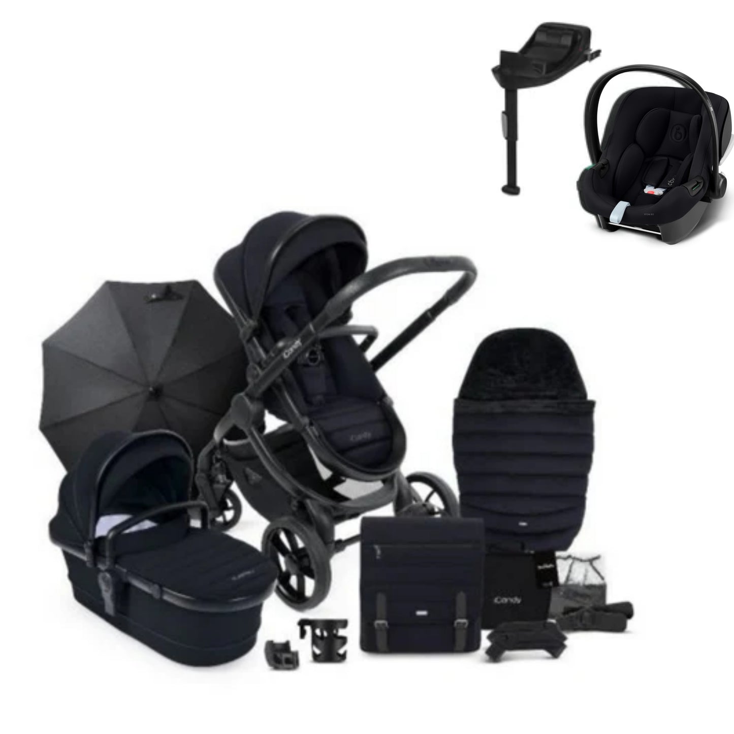 iCandy peach black edition aton b2 bundle