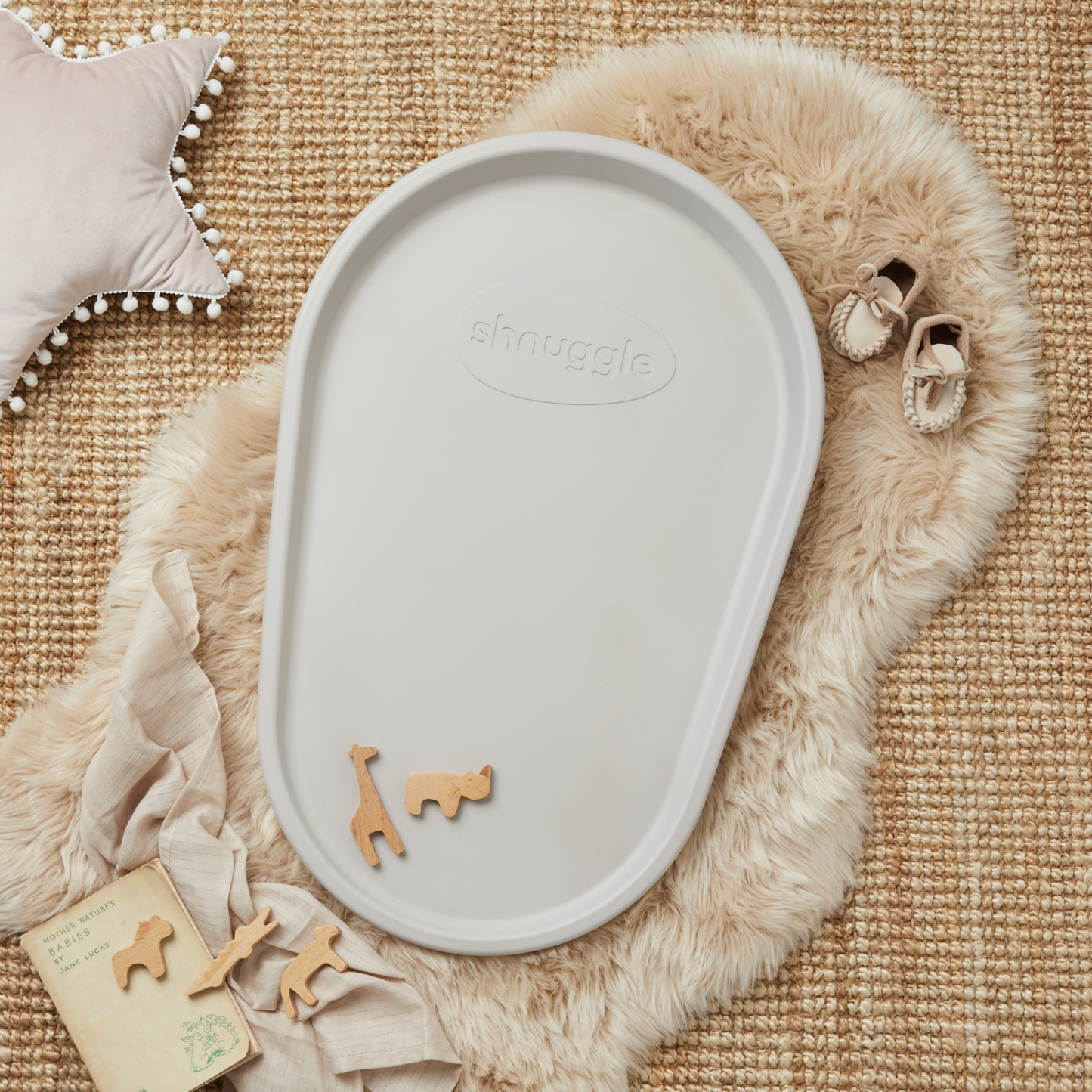 Shnuggle Squishy Changing Mat in taupe