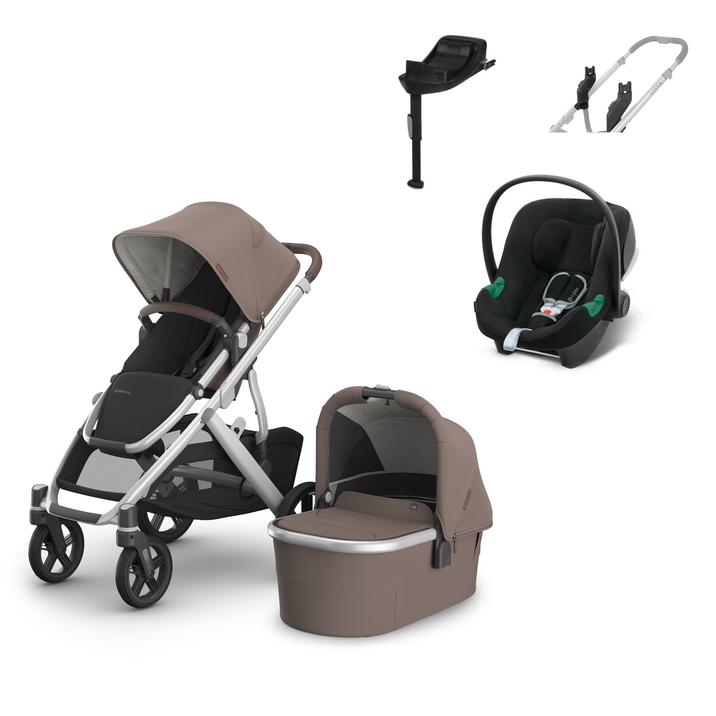 UPPAbaby Vista v3 Theo aton b2 bundle