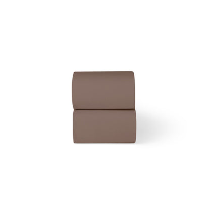 Little green sheep organic cotton moses basket/pram fitted sheets in cocoa brown colour.