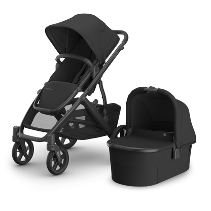 UPPAbaby Vista V3 In Jake showcasing both a stroller and carrycot