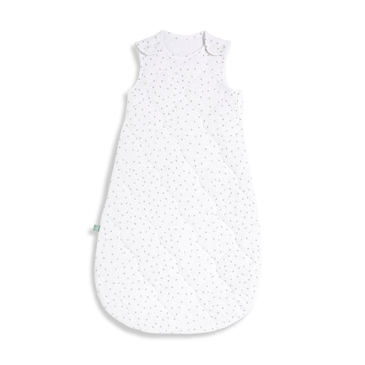 Linen and cotton sleep bag in a White Rice print