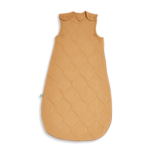 Linen and cotton sleep bag in a Honey print