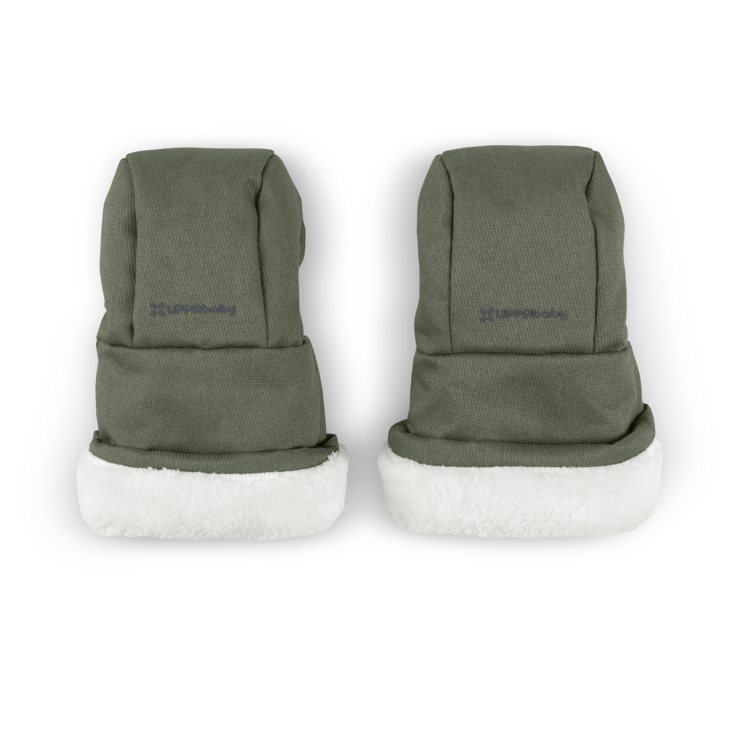 A pair of UPPAbaby cozy handmuffs in Evelyn colour.