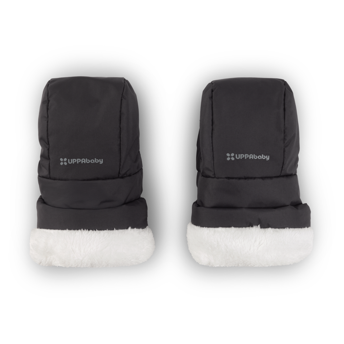 A pair of UPPAbaby cozy handmuffs in Jake colour.