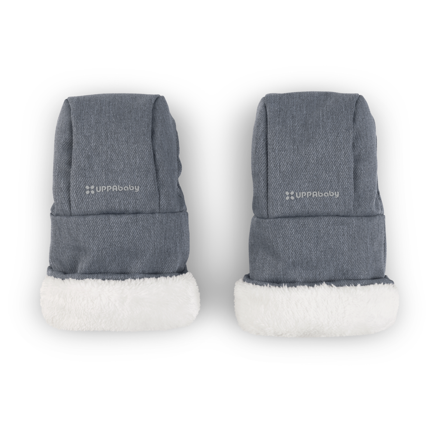 A pair of UPPAbaby cozy handmuffs in Julian colour.