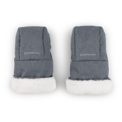 A pair of UPPAbaby cozy handmuffs in Julian colour.