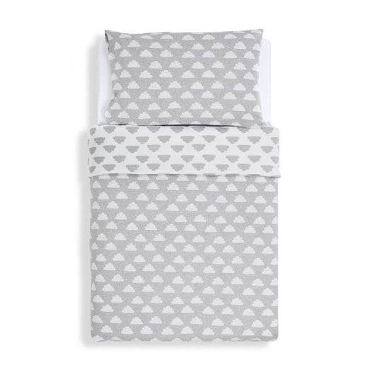 Snuz Duvet cover and pillowcase in cloud