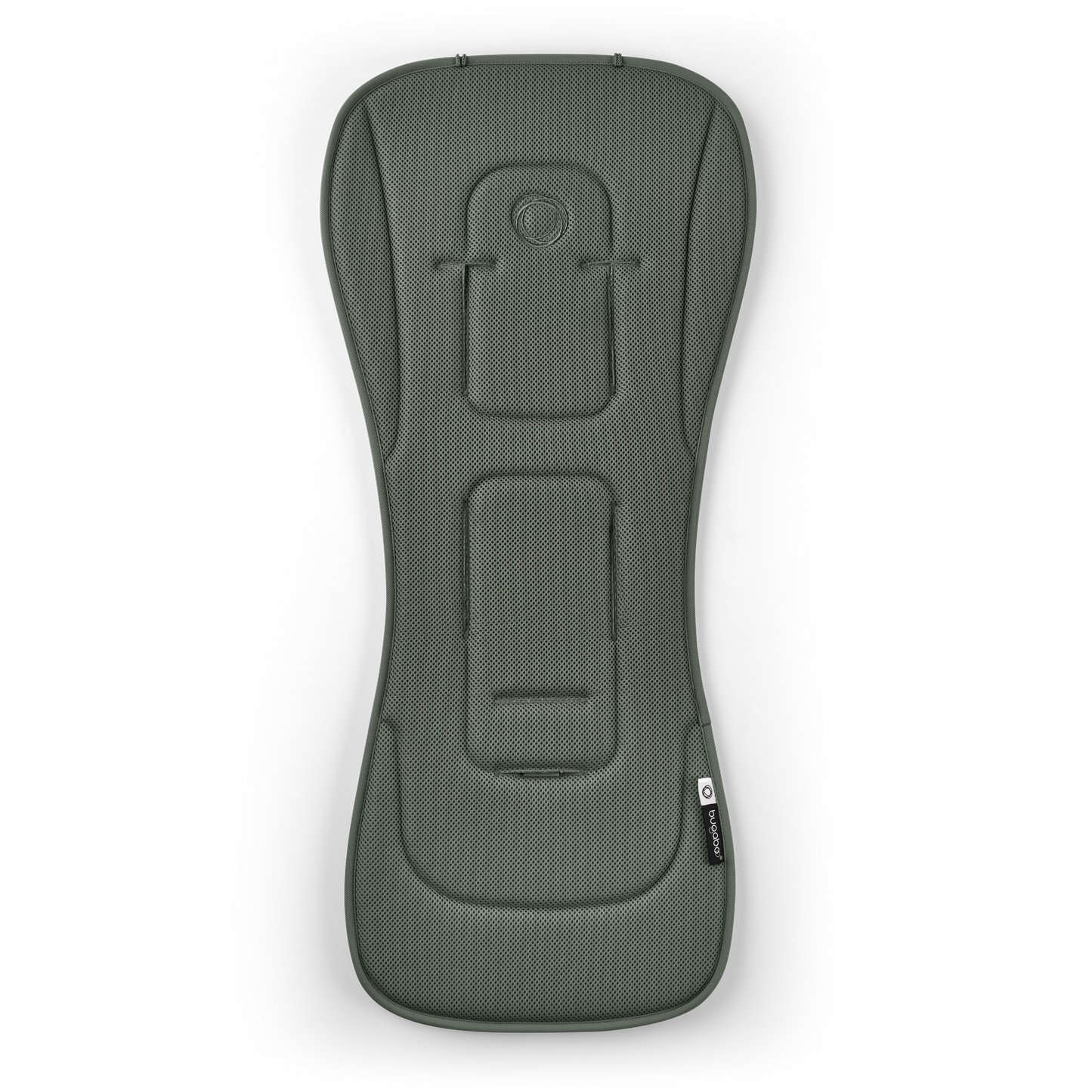 Bugaboo seat liner in forest green colourway.