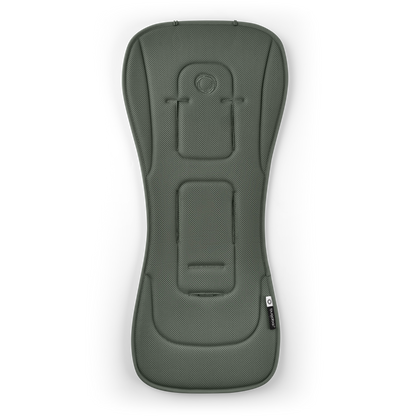 Bugaboo seat liner in forest green colourway.
