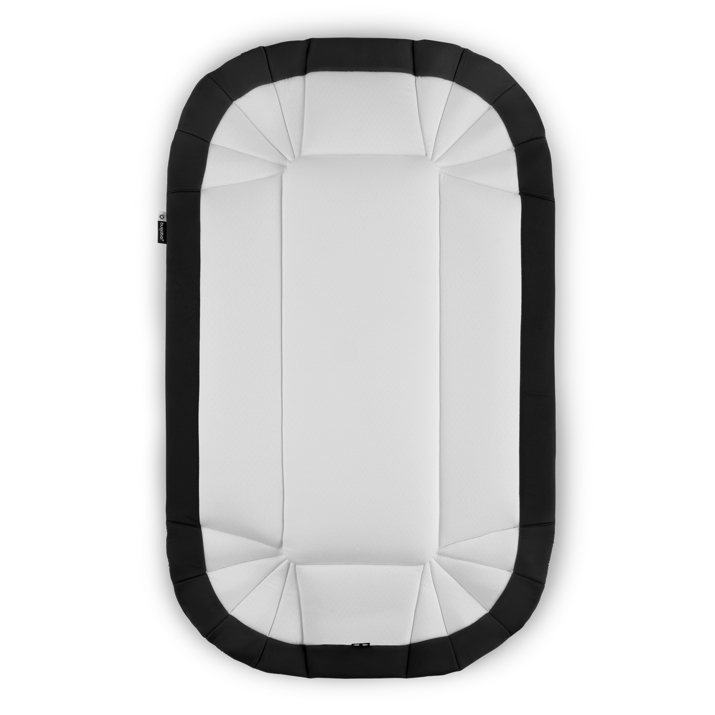 Bugaboo baby nest in black colourway to fit inside various pushchairs.