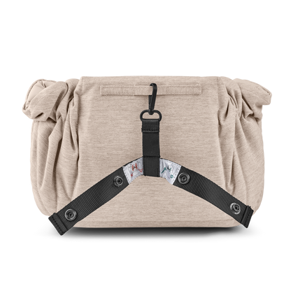 Bugaboo baby nest in desert taupe colourway to fit inside various pushchairs.