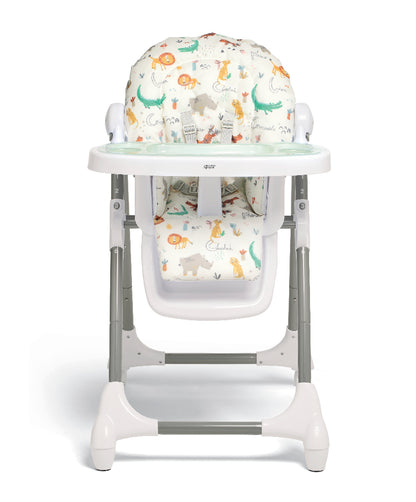 Mamas and Papas Snax highchair in jungle alphabet