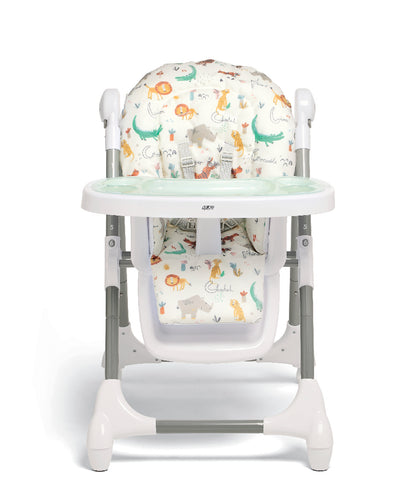 Mamas and Papas Snax highchair in jungle alphabet