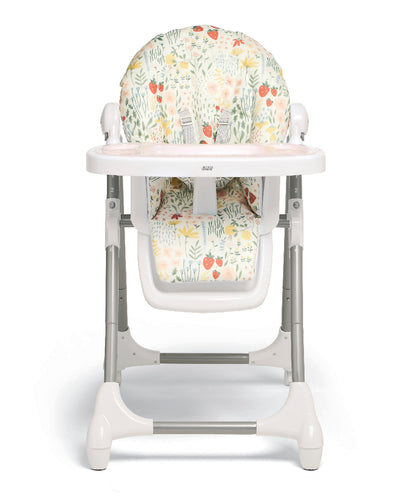 Mamas and Papas Snax highchair in fruit garden