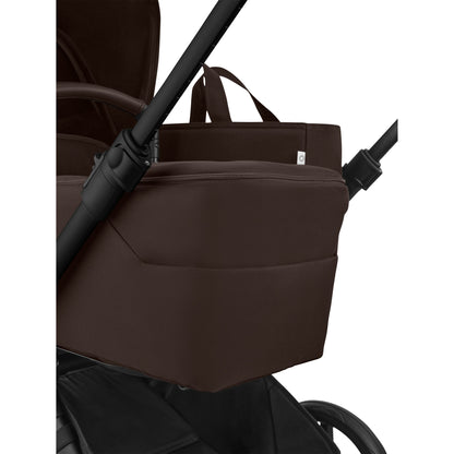 Bugaboo Donkey 6 pushchair single mode in cocoa brown colour.