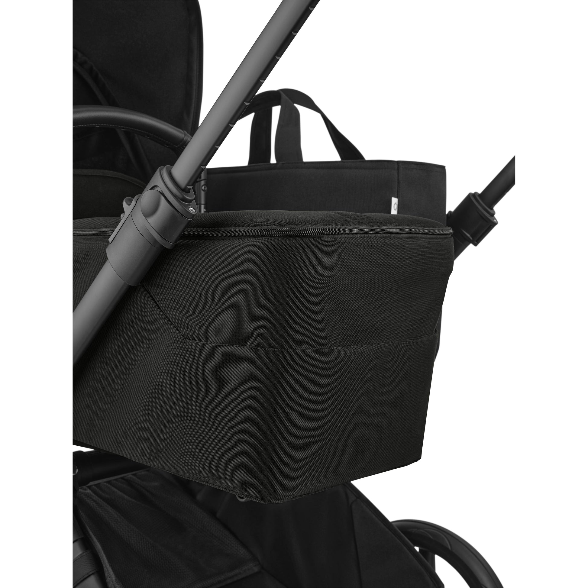 Bugaboo Donkey 6 pushchair single mode in heritage black colour.