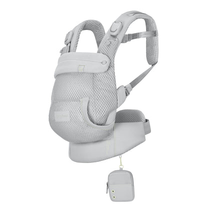 Cybex Laya baby carrier in fog grey colour way.