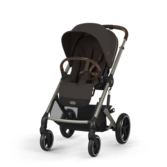 Balios pushchair in chocolate brown