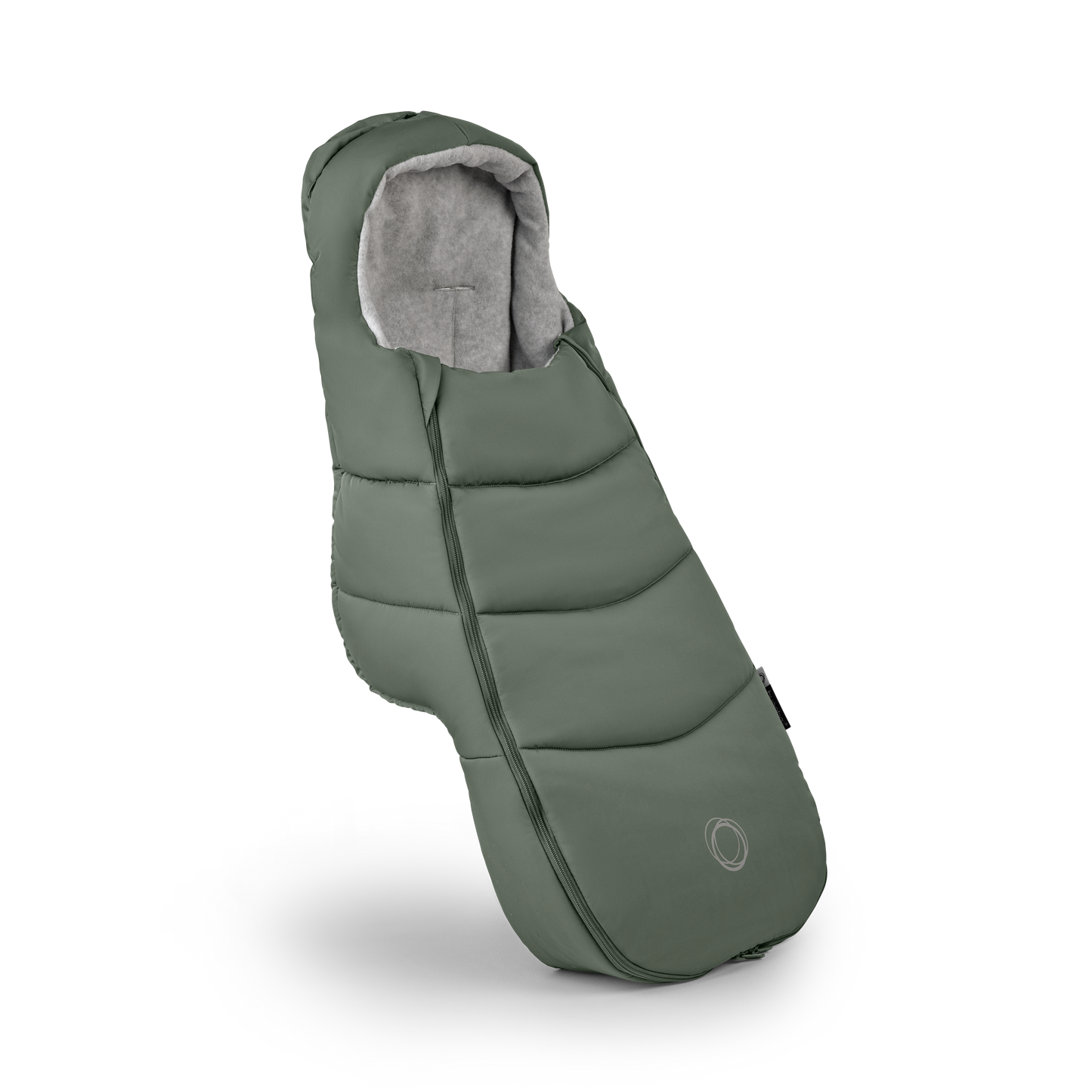 Bugaboo footmuff in Forest Green designed for infants ensuring warmth and comfort.