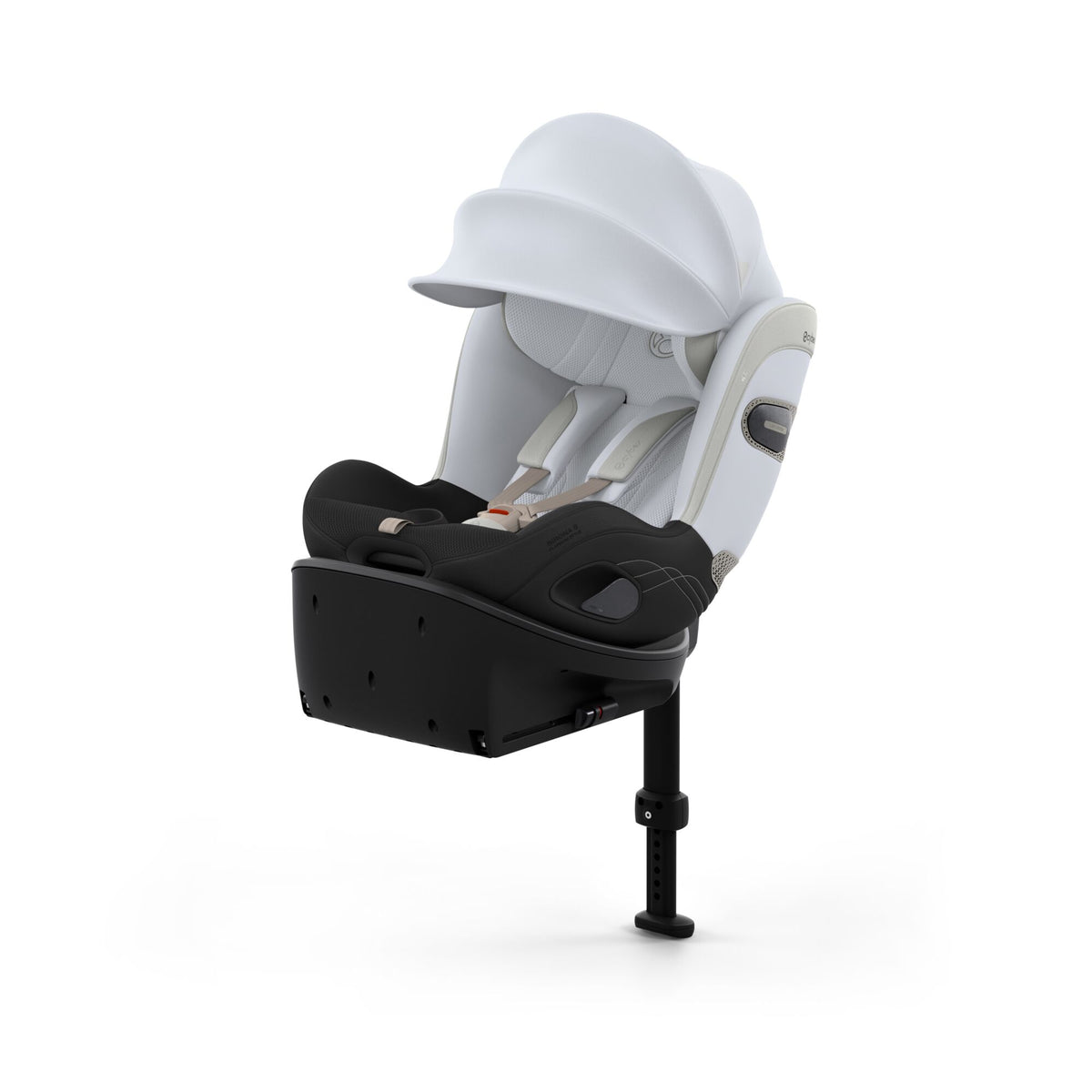 Cybex sirona Si swivel car seat complete with isofix base in misty grey style colour.
