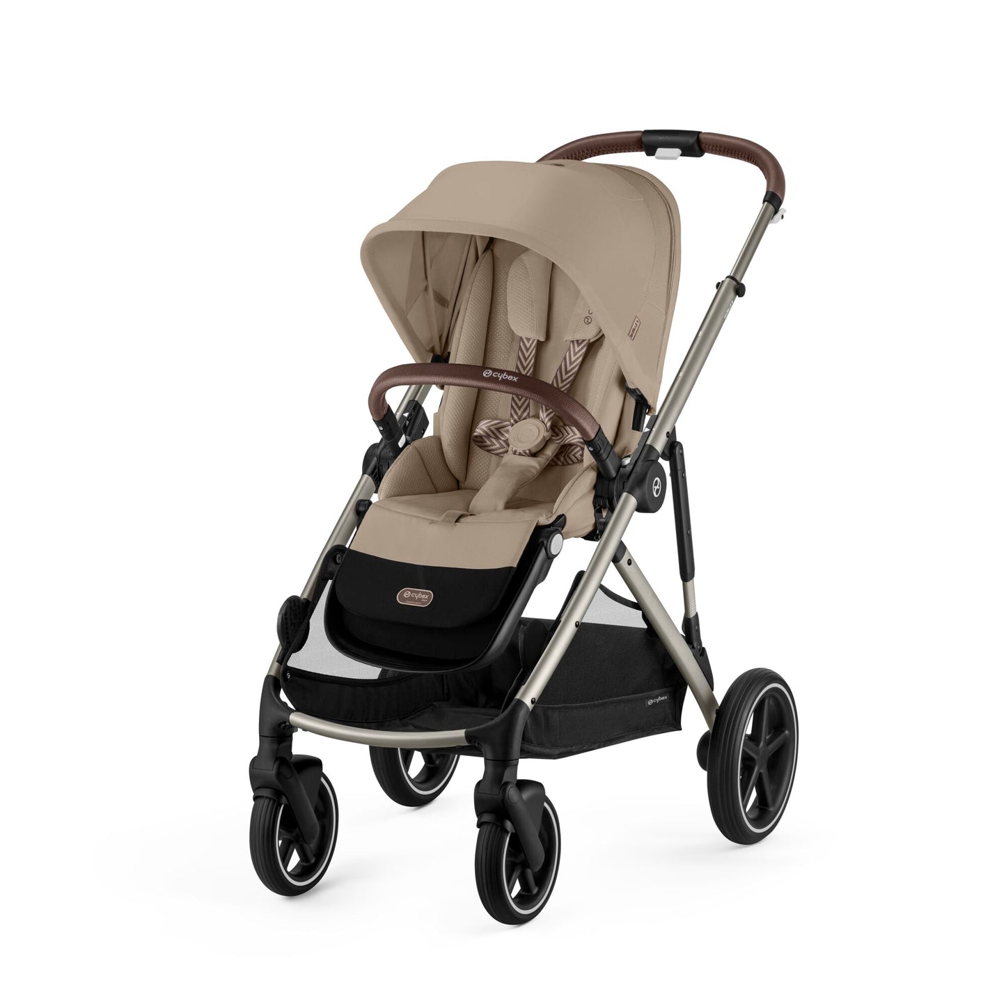 Gazelle pushchair in almond beige.