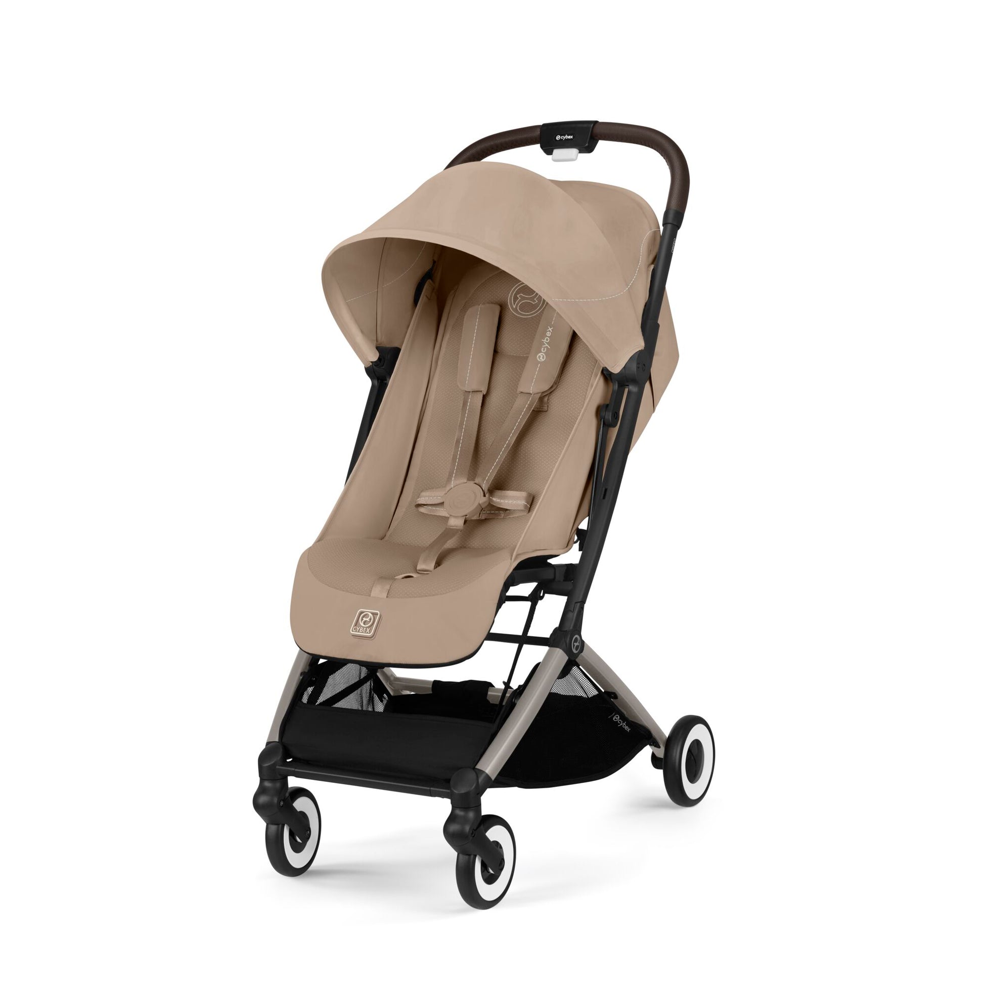 Cybex Orfeo stroller in almond beige colour.