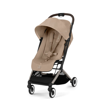 Cybex Orfeo stroller in almond beige colour.