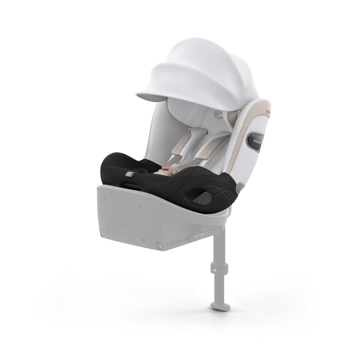Cybex Sirona S car seat without base, in off white style colour way.