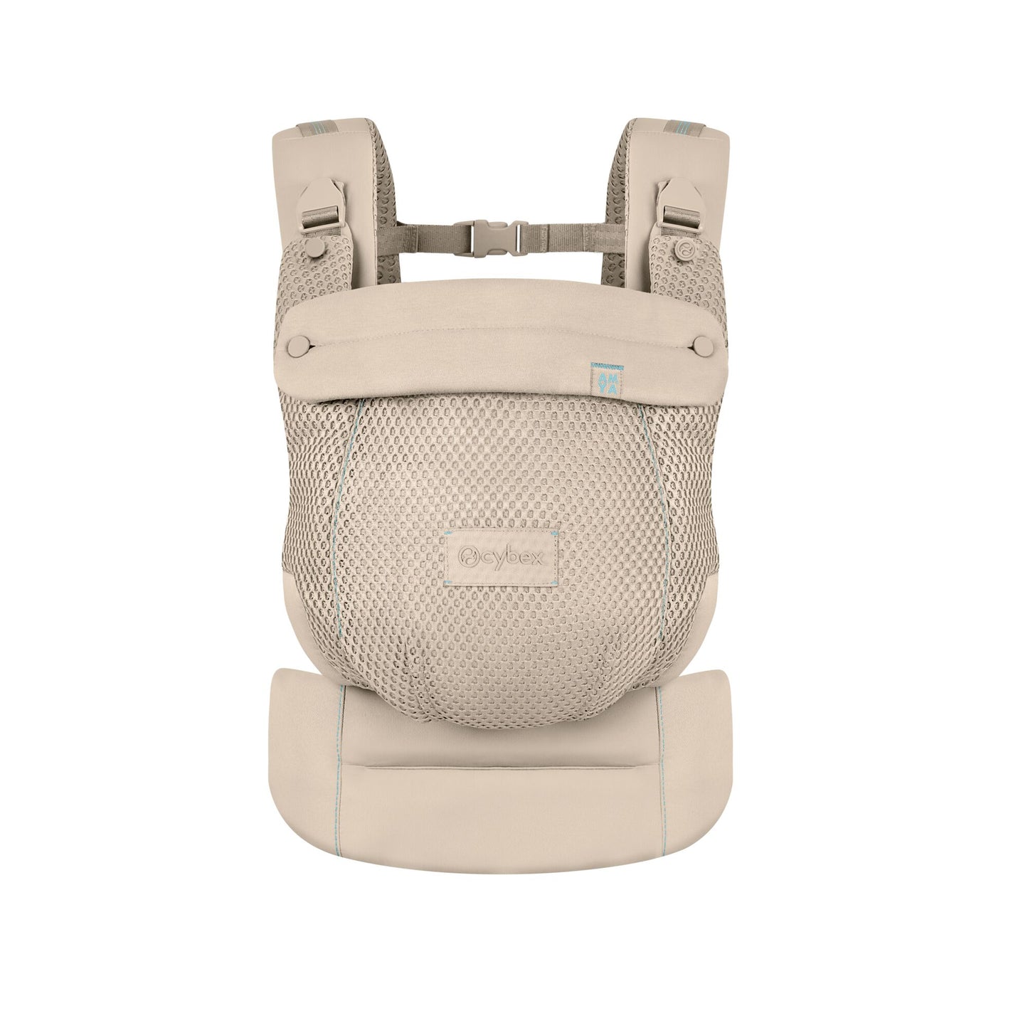Cybex Amya baby carrier in almond beige colour way.