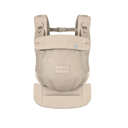 Cybex Amya baby carrier in almond beige colour way.