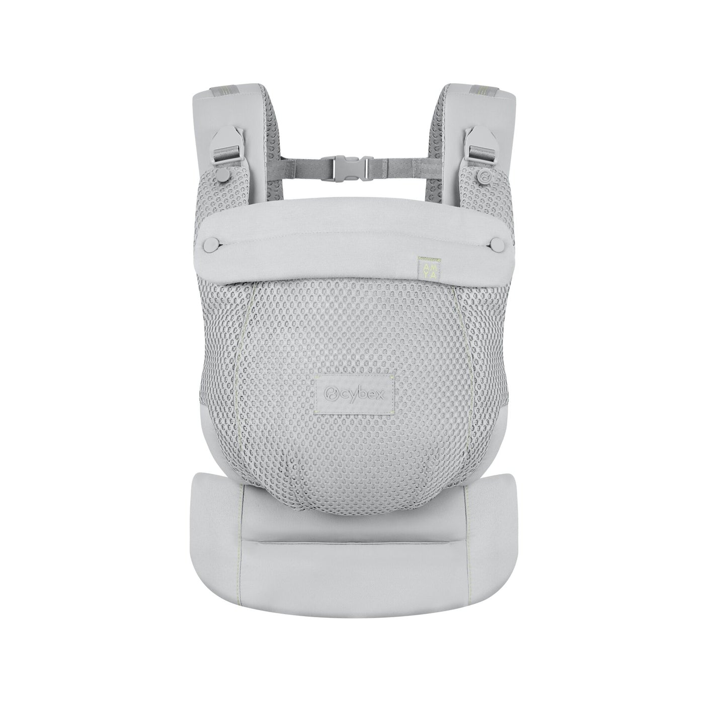 Cybex Amya baby carrier in fog grey colour way.