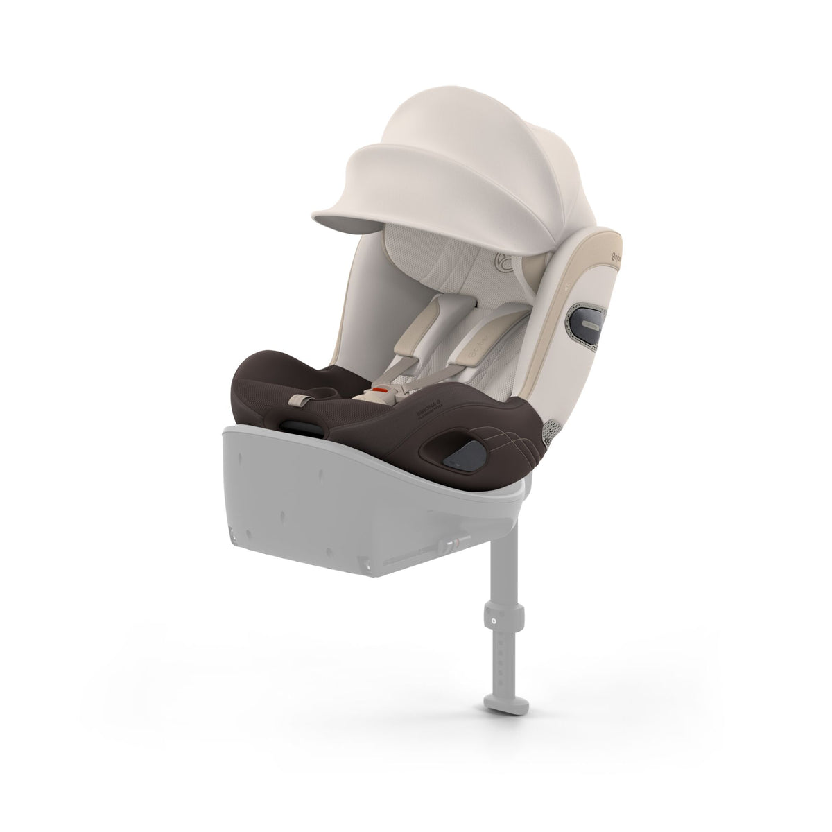 Cybex Sirona S car seat without base, in amber brown colour way,.