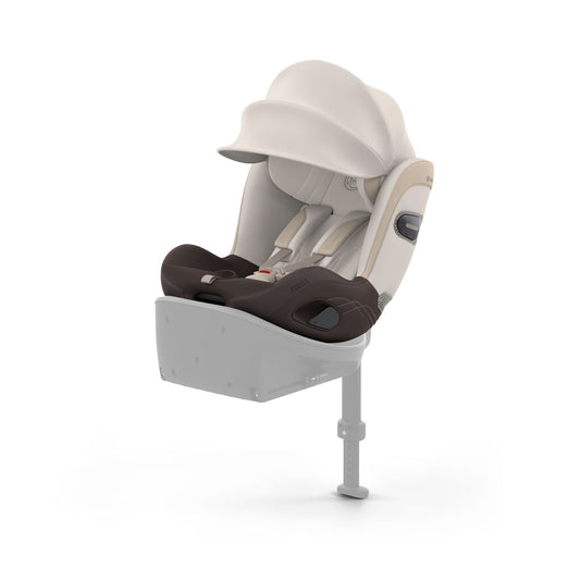 Cybex Sirona S car seat without base, in amber brown colour way,.