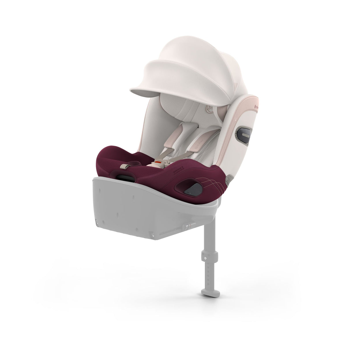 Cybex Sirona S car seat without base, in quartz pink style colour way.