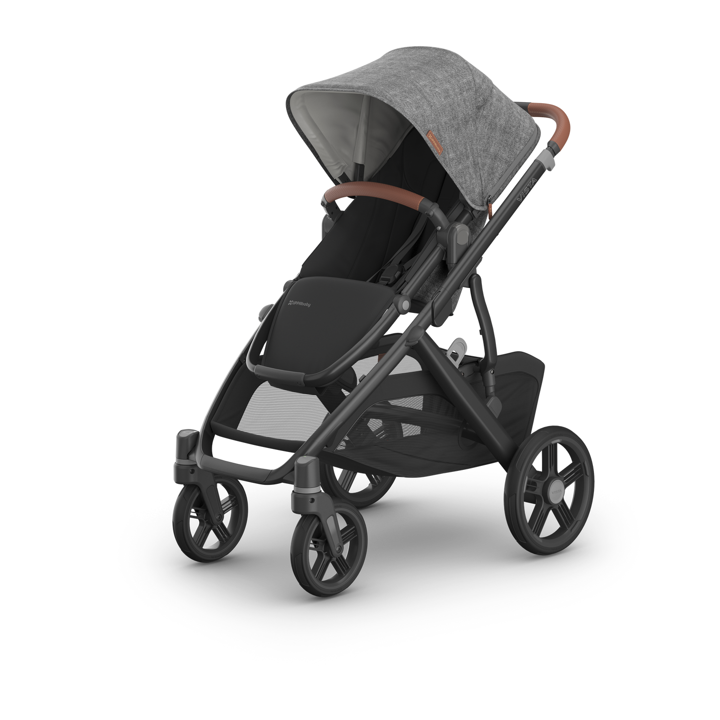 UPPAbaby Vista V3 in Greyson, featuring a stroller.