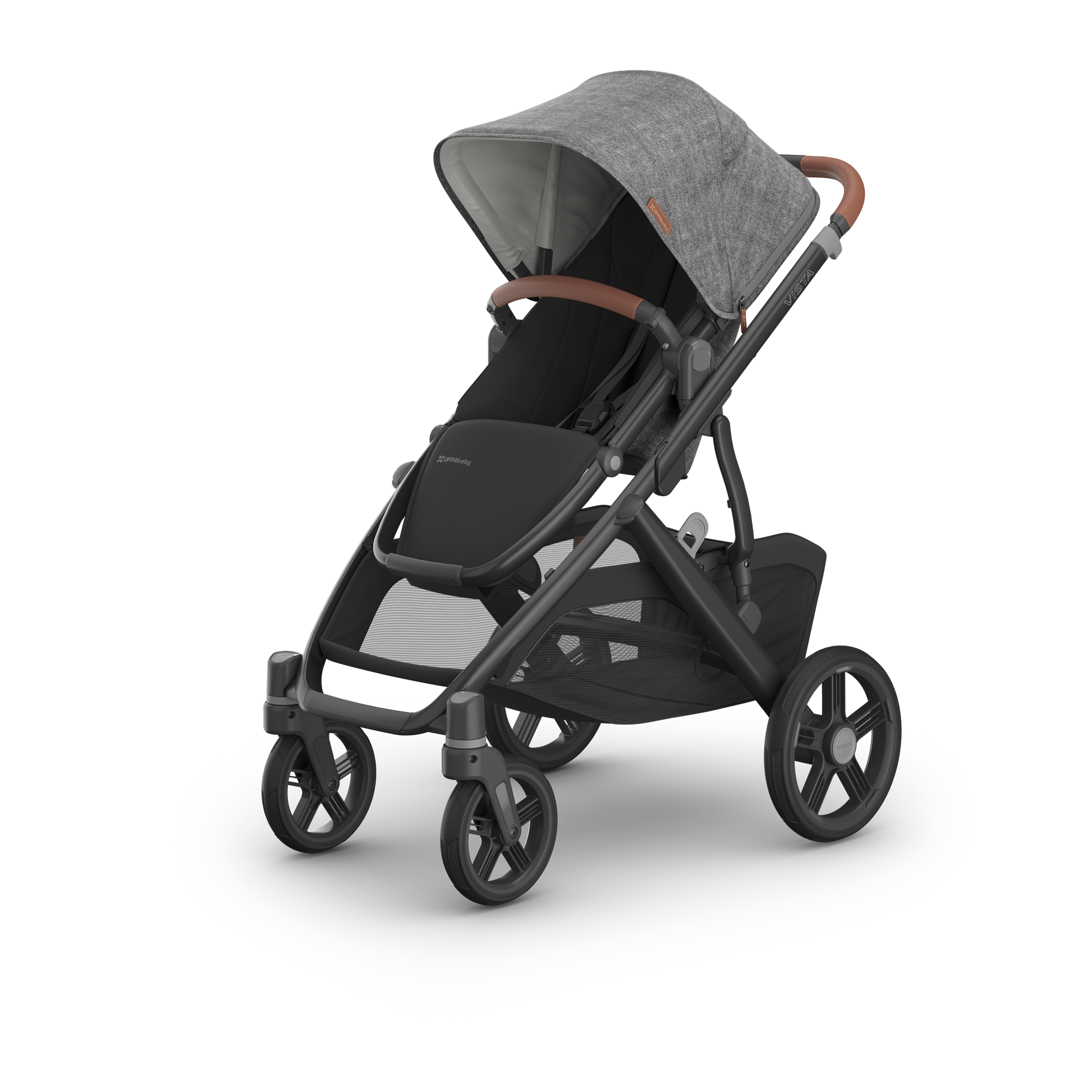 UPPAbaby Vista V3 in Greyson, featuring a stroller.