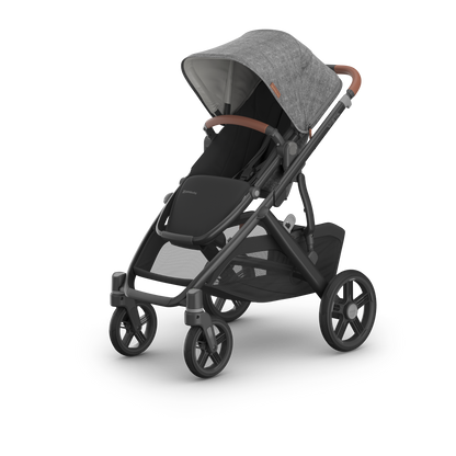 UPPAbaby Vista V3 in Greyson, featuring a stroller.