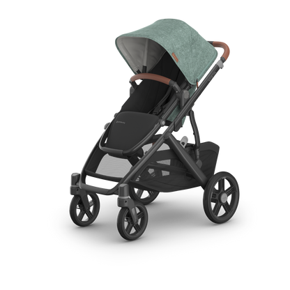 UPPAbaby Vista V3 in Gwen, featuring a stroller.