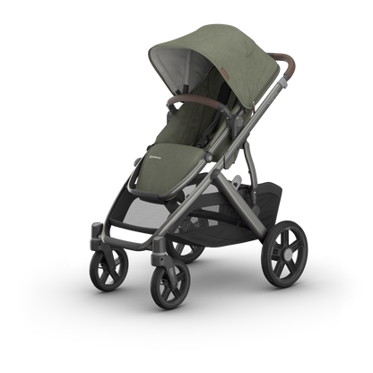 UPPAbaby Vista V3 in Evelyn, featuring a stroller.