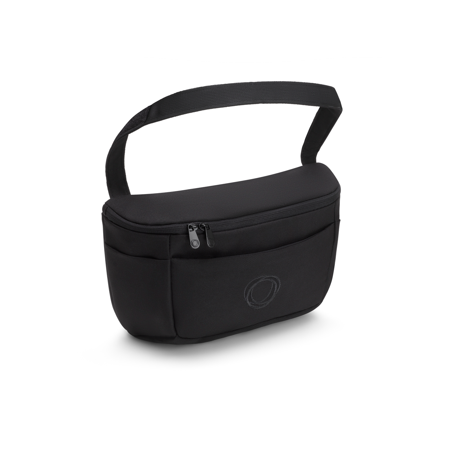 Bugaboo organiser bag for pushchair in midnight black colourway.