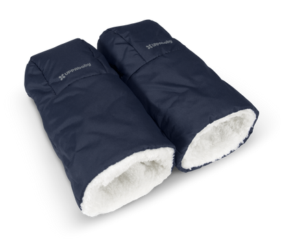A pair of UPPAbaby cozy handmuffs in Noa colour.