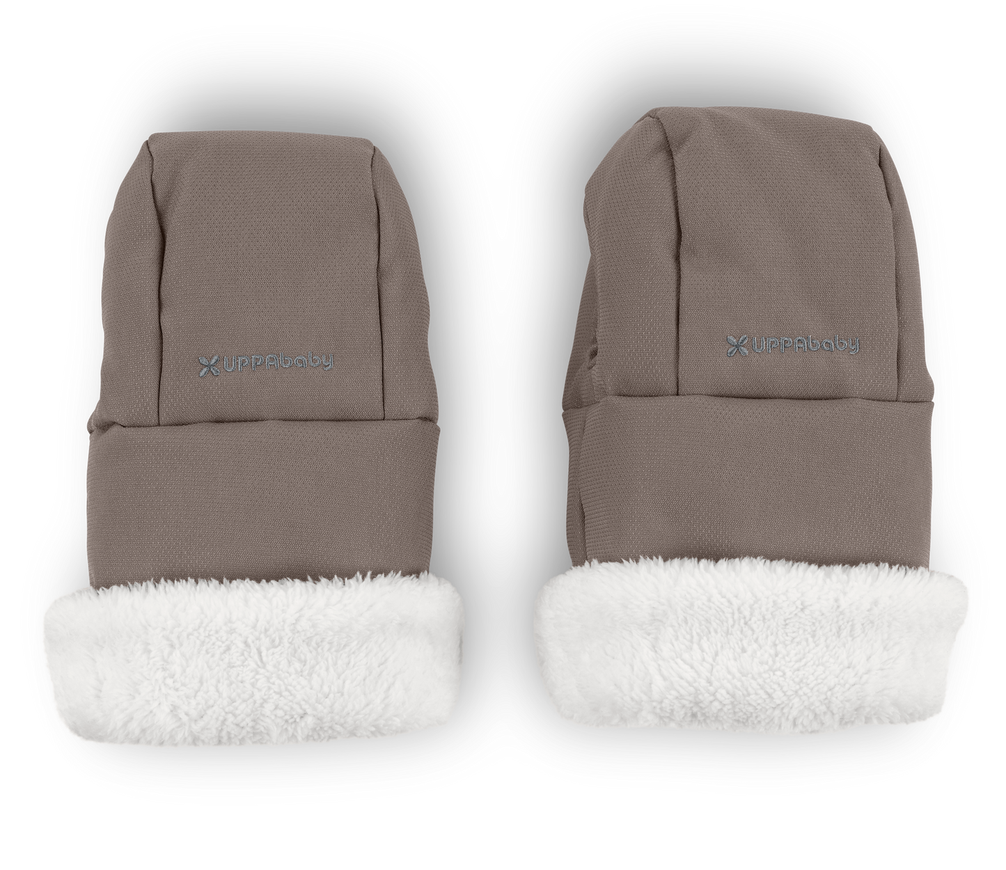 A pair of UPPAbaby cozy handmuffs in Theo colour.