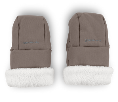 A pair of UPPAbaby cozy handmuffs in Theo colour.